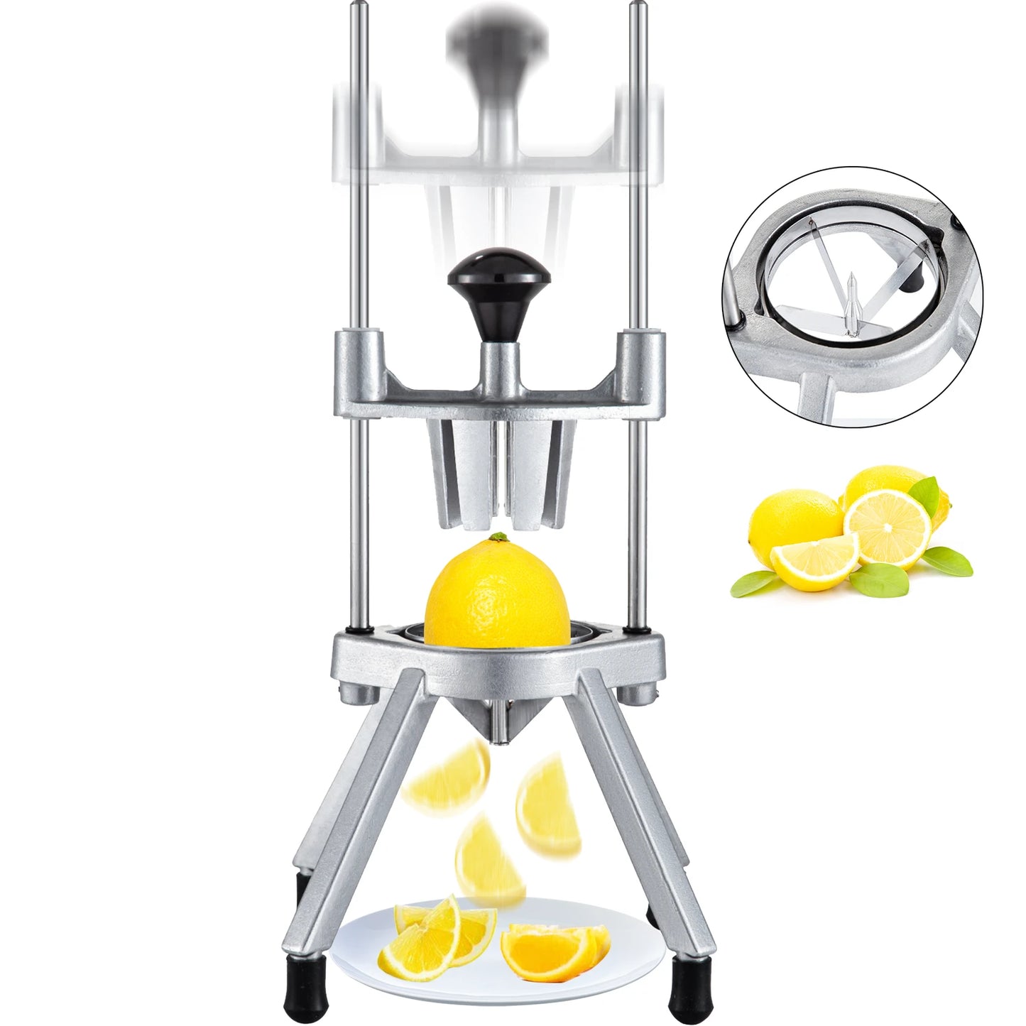 Lemon Wedge Slicer Chopper Commercial Limes Wedger Fruit Vegetable Cutter Home Kitchen Appliance Gadgets