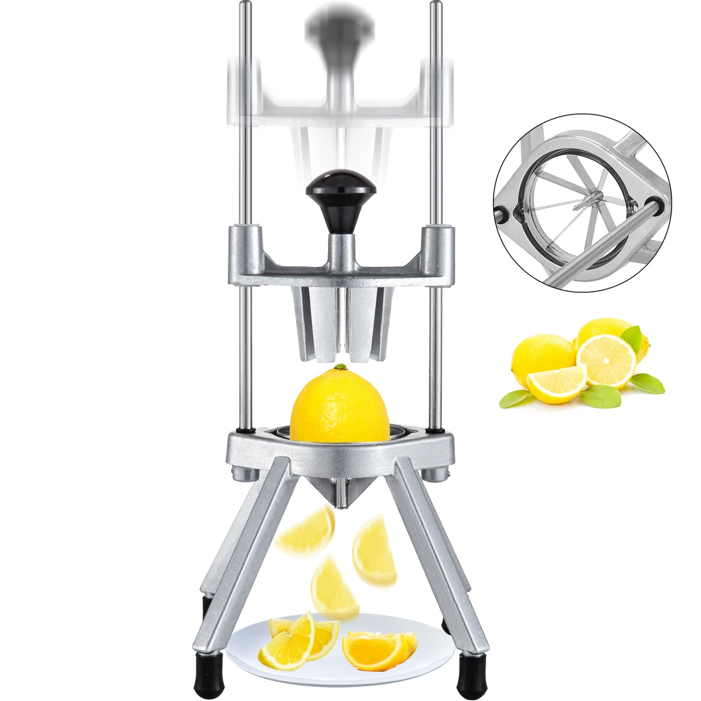 Lemon Wedge Slicer Chopper Commercial Limes Wedger Fruit Vegetable Cutter Home Kitchen Appliance Gadgets
