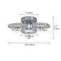 Crystal Ceiling Lamp Smart Chandelier Pendant
