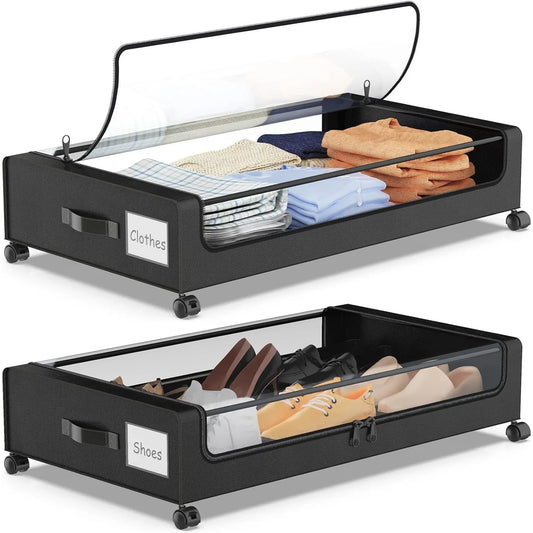 Under Bed Storage with Wheels