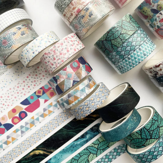 3pc Basic Decorative Masking Washi Tape