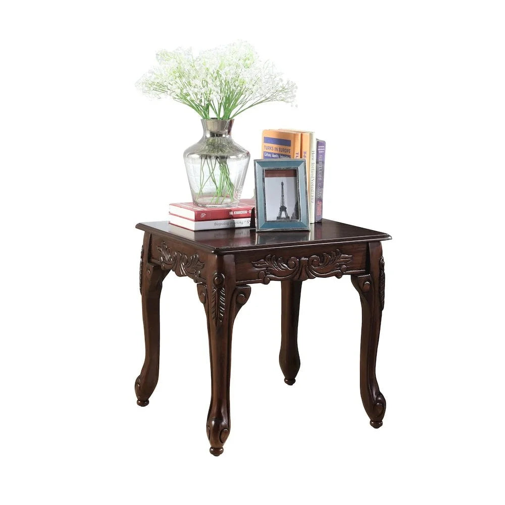 Wood End Table