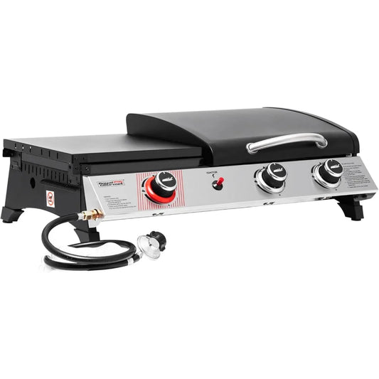 3-Burner Propane Gas Grill and Griddle Combo