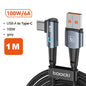 USB Charging Cord Cable 90 Degree