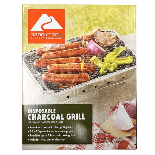 Disposable Instant Charcoal Grill Portable Barbecue Grill