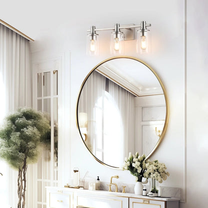 Modern Bathroom Vanity Light Fixture Above Mirror