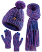 Hat+Touchscreen Gloves+Long Scarve