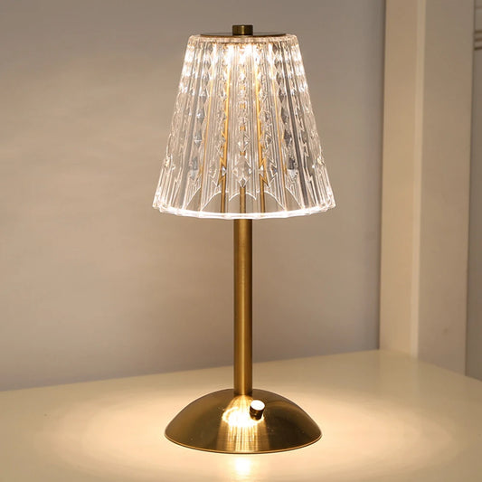 LED Crystal Table Lamp