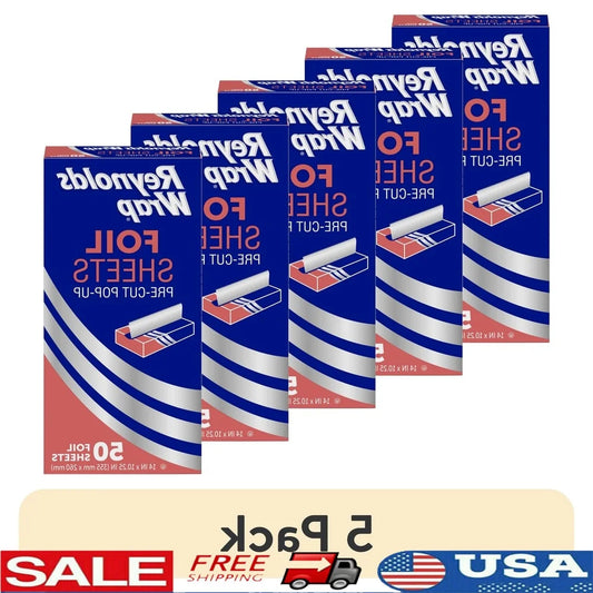 Pre-Cut Aluminum Foil Sheets