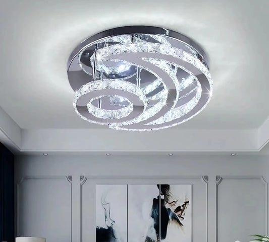 LED Crystal Chandelier  Bedroom Pendant Lighting