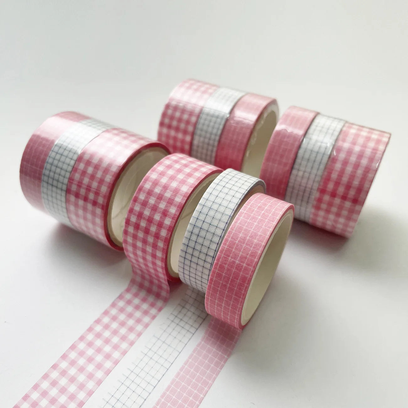 3pc Basic Decorative Masking Washi Tape