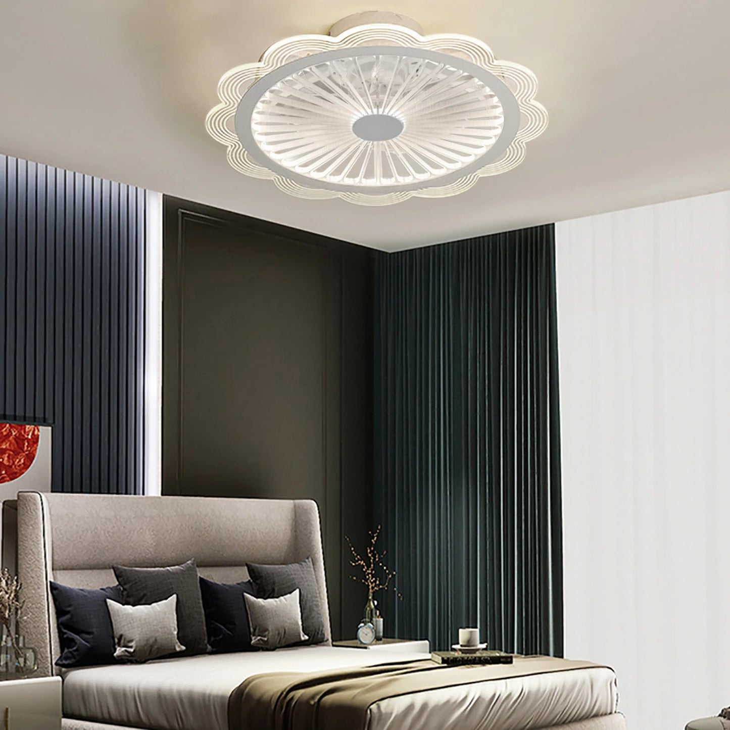 Dimming ceiling fan light