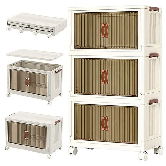 Stackable Storage Cabinet Foldable