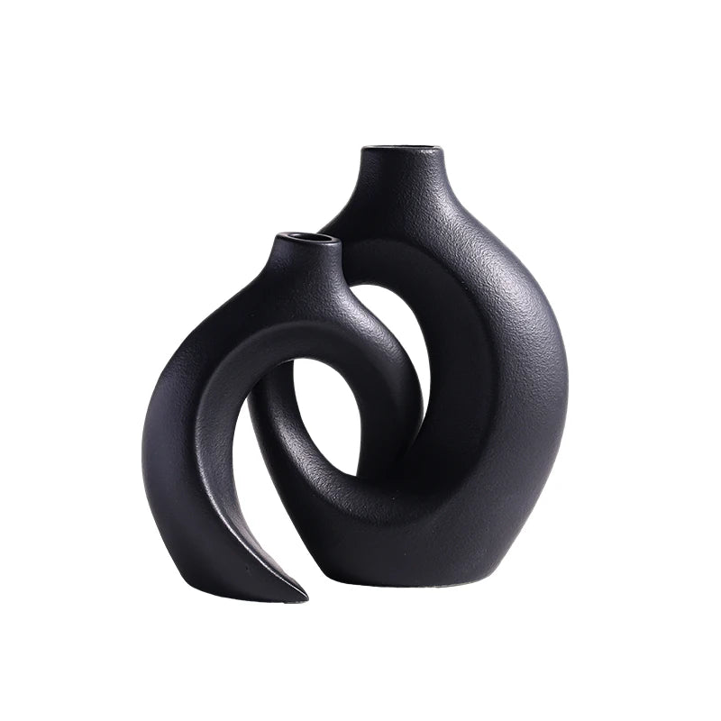 ceramic vase artwork, living room