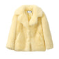 Women  High Quality Luxury Faux Fur Coat
