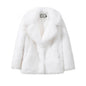 Women  High Quality Luxury Faux Fur Coat