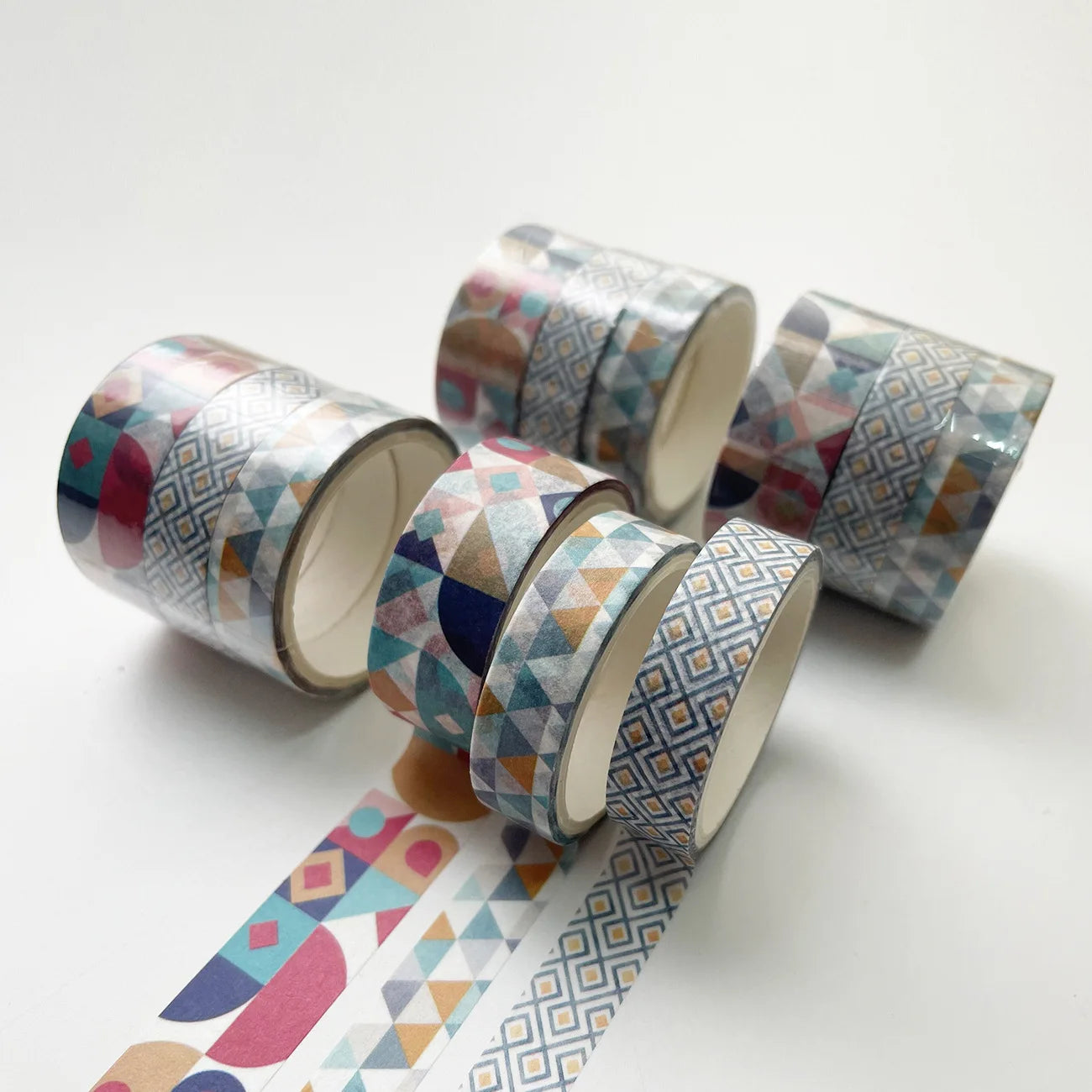 3pc Basic Decorative Masking Washi Tape